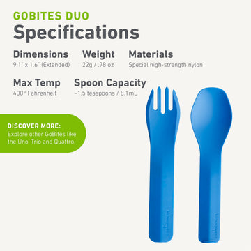 Humangear GoBites Duo with kids' lunch in backpack.