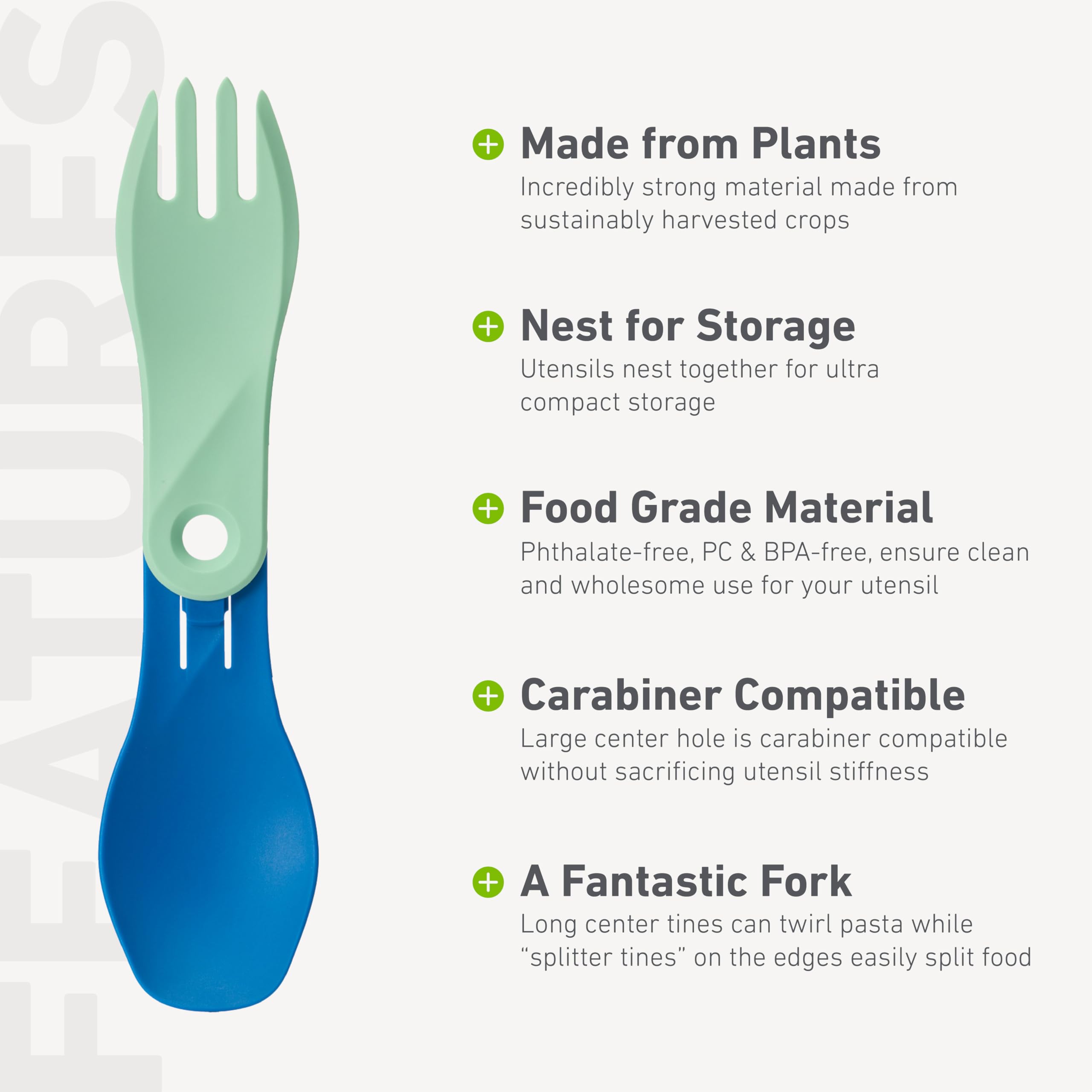 humangear GoBites Bio Spin easy-clean design enables thorough sanitizing