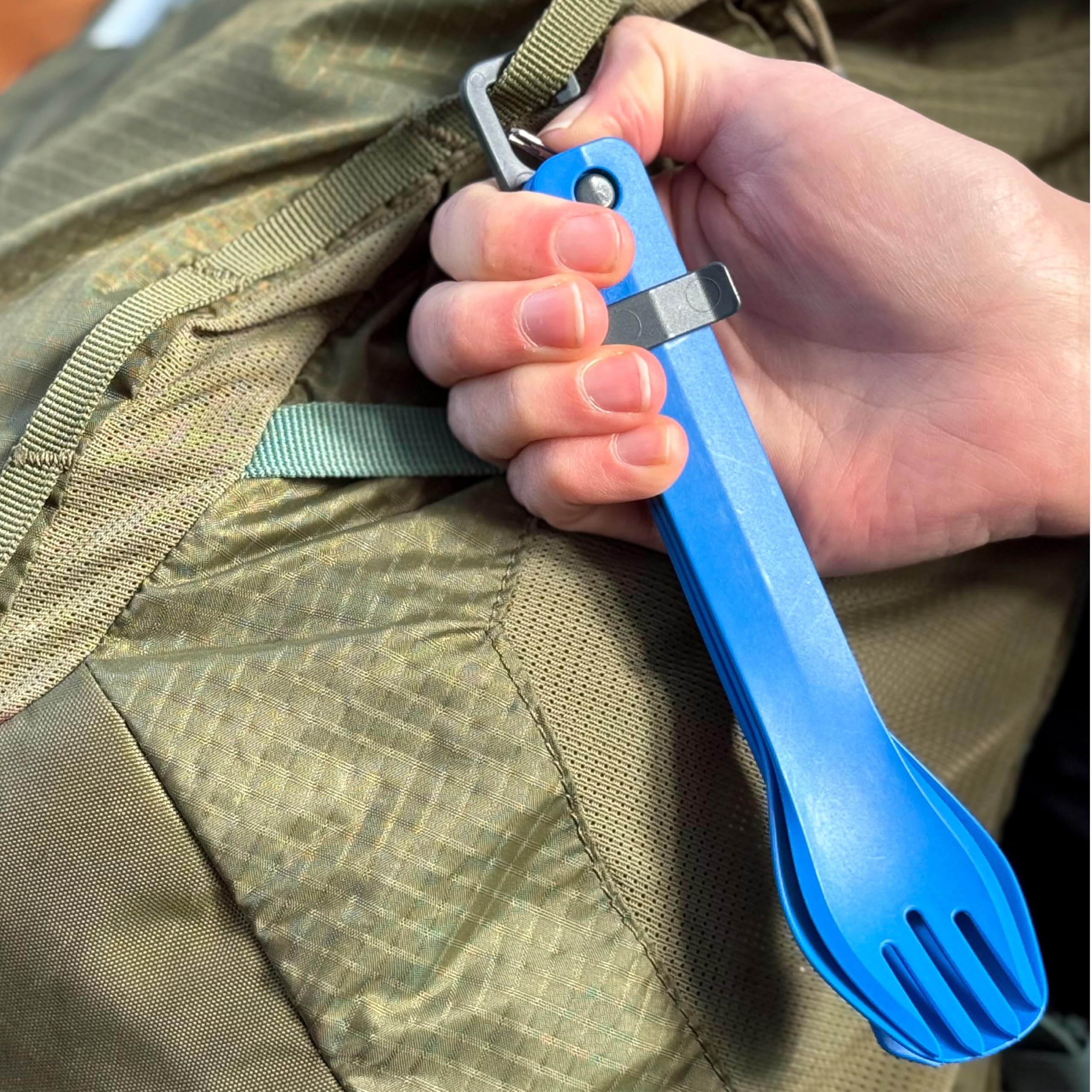 Humangear GoBites Bio Trio plant-based resin construction for durable eco friendly dining.