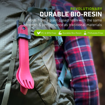 Humangear GoBites Bio Trio spoon with long design for versatile scooping.