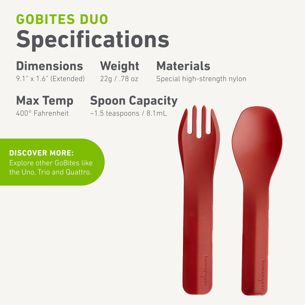 humangear GoBites Duo nylon durability—built to last through adventures.