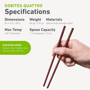Humangear Gobites Quattro ergonomic grip for comfortable use anywhere