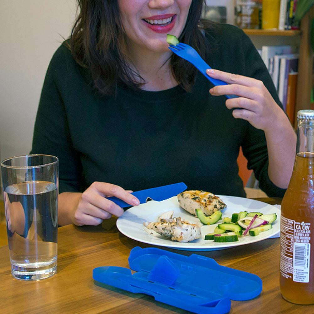 humangear GoBites Trio dining-set-compact suited for small kitchens and on-the-road meals