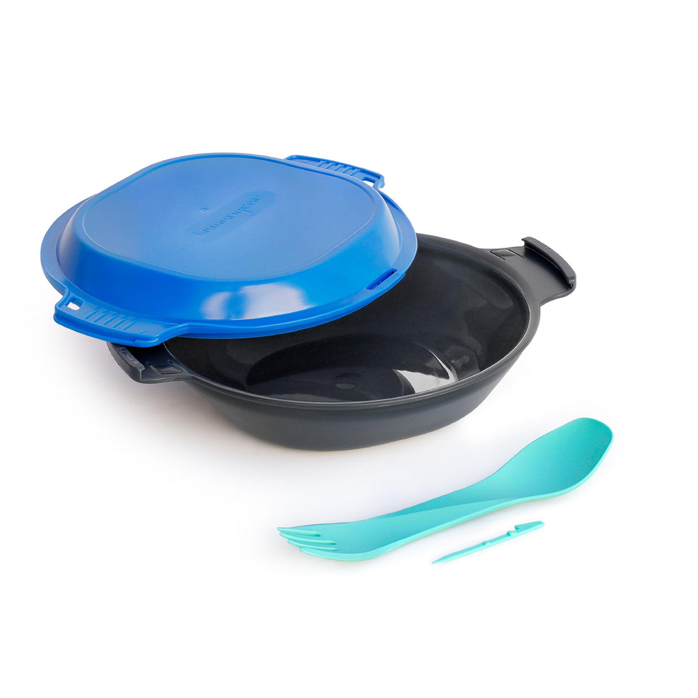 Humangear GoKit Light bowl and plate set for compact camping meals