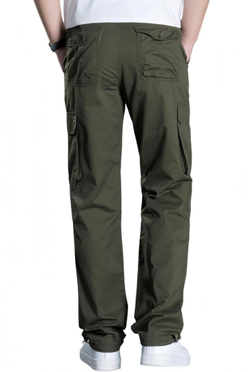 HUNGSON cargo pockets hiking pants close-up highlighting practical storage on the go