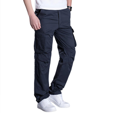 HUNGSON cargo pants side pocket highlights ample storage for essentials on hikes.