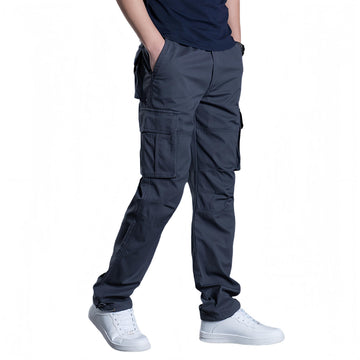HUNGSON casual hiking pants back pocket photo emphasizes practical back storage.