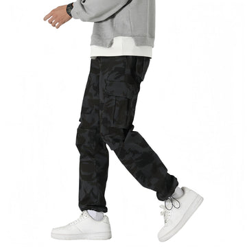 HUNGSON men's casual hiking pants waist drawstring offers adjustable fit for comfort.