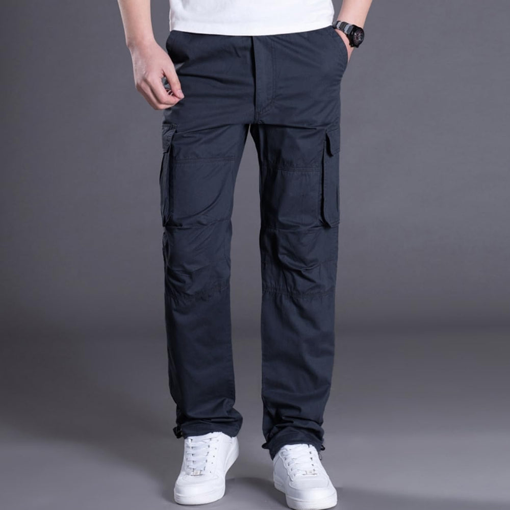 HUNGSON outdoor workwear pants shown in rugged setting for durable daily use.