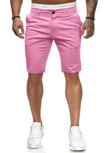 Hungson Watermelon Red shorts fabric close-up highlighting breathable, quick-dry texture for all-day comfort.
