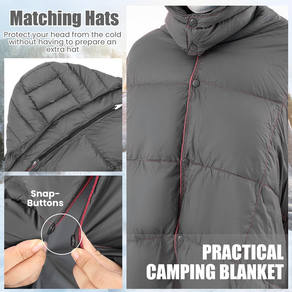 HunnmingRe 650-fill down insulation delivering cozy warmth without bulk outdoors