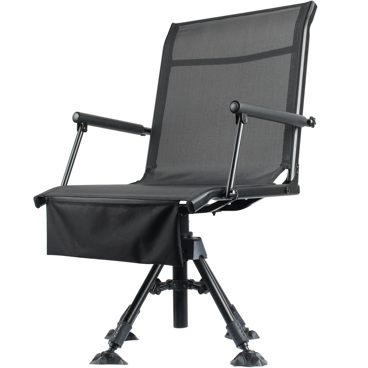 HUNT MONSTER hunting chair with 360° swivel for quick tracking and stable blinds.