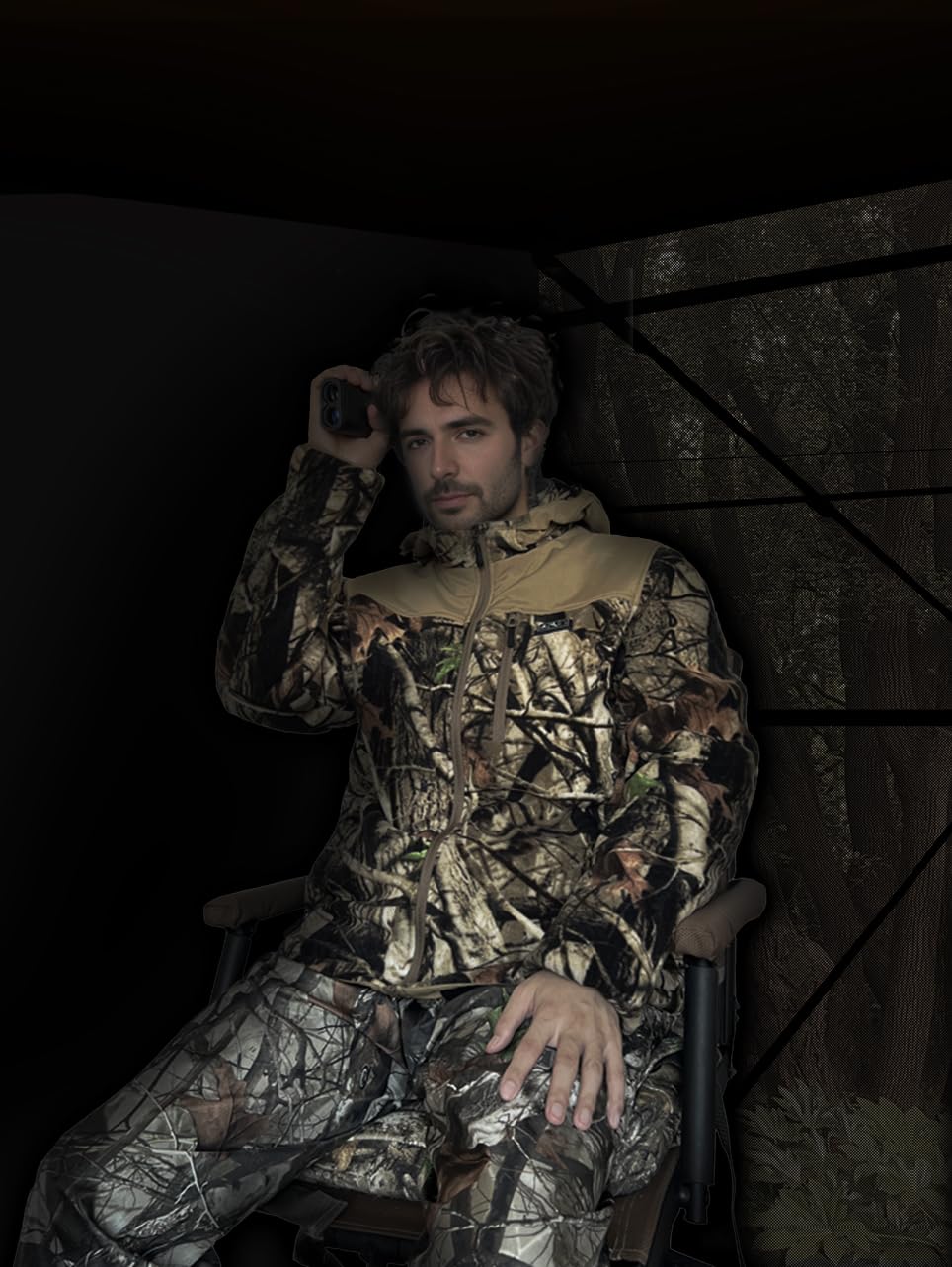 Hunt Quiet pocket and stitching details emphasize durability and storage
