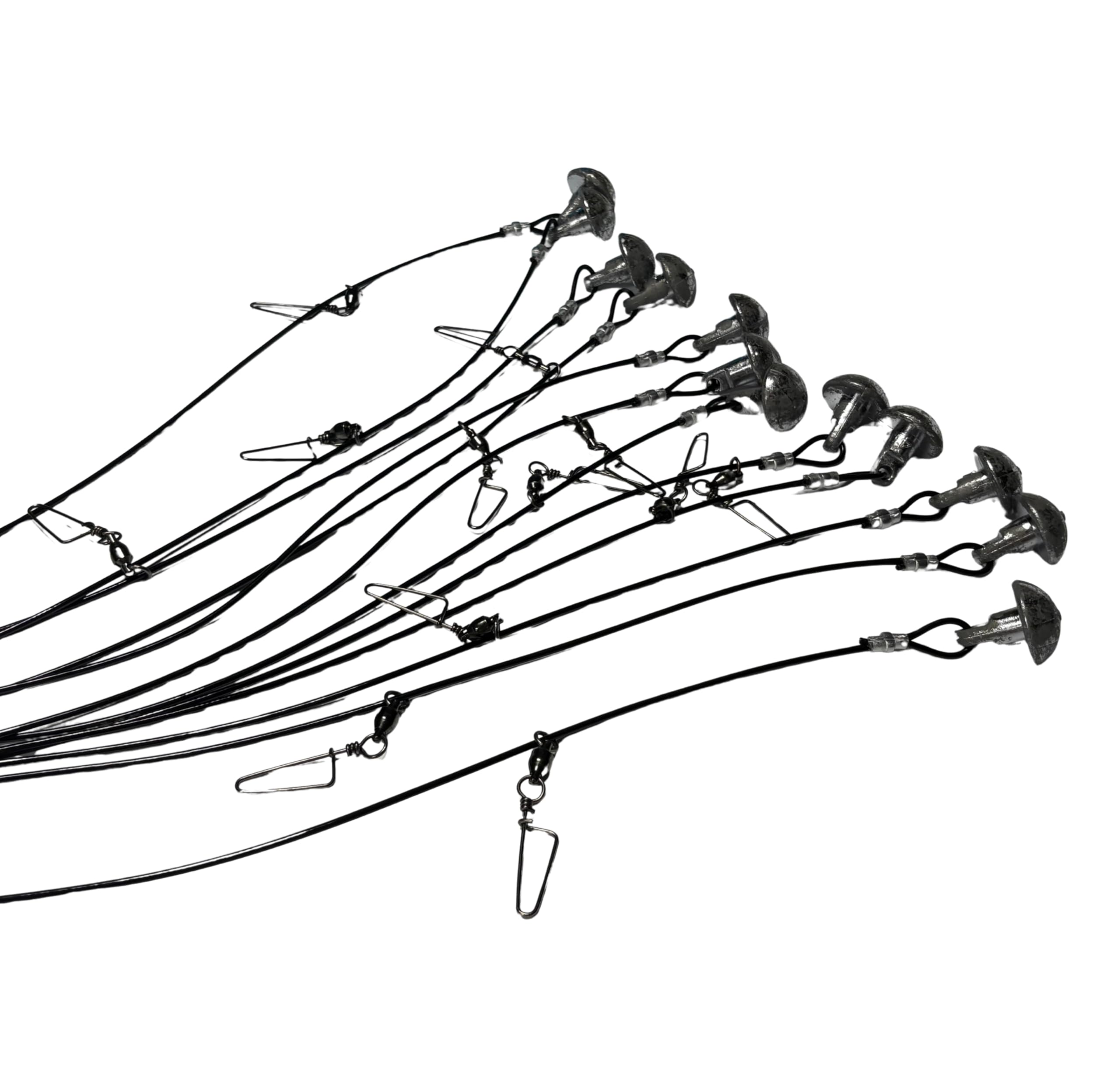 HuntEmUp PVC-coated 400lb cable resists memory and tangling for smooth use.