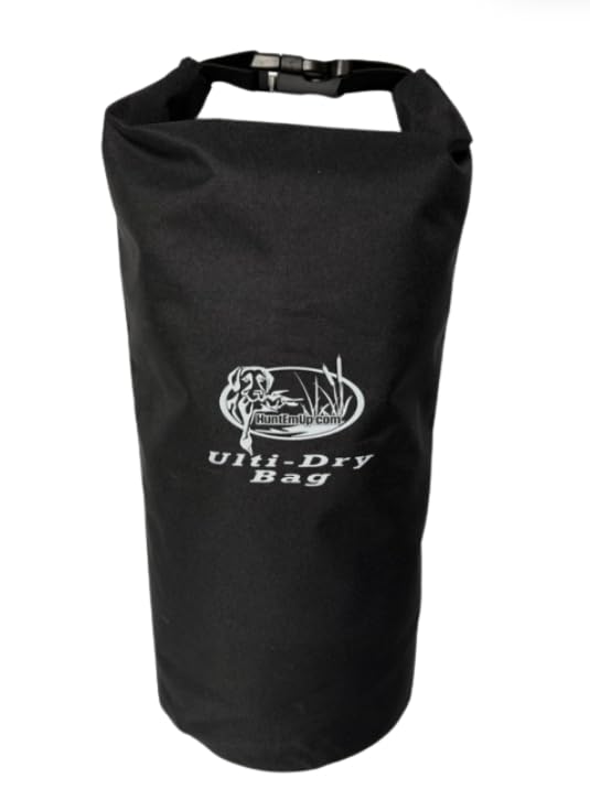 HuntEmUp Ulti-Dry Large Dry Bag with 20lb capacity for kibble and gear on adventures.