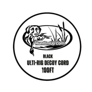 HuntEmUp Ulti-Rig dark, non-reflective line minimizes visibility to approaching birds.