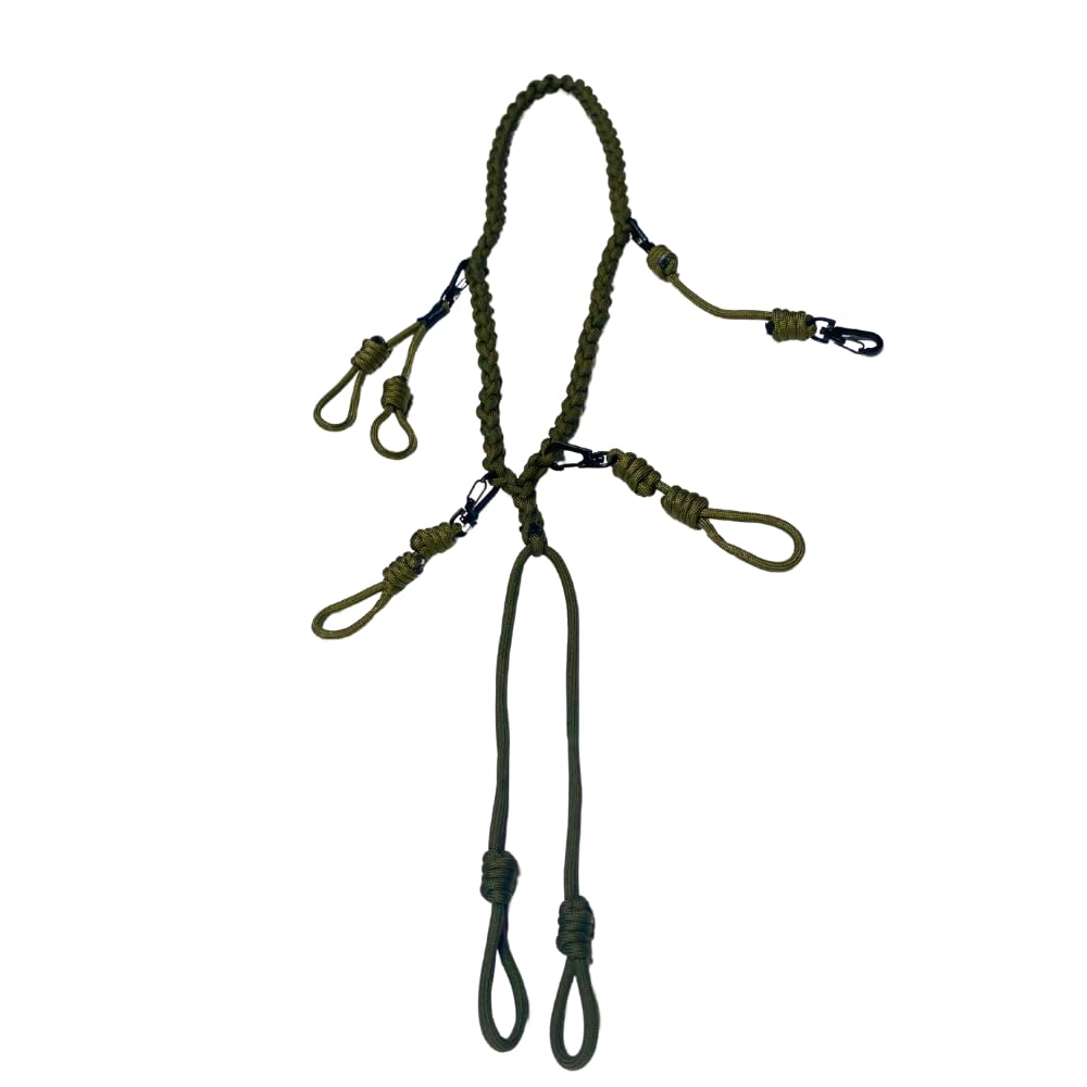HuntEmUp lanyard with four loops keeps calls organized for quick field access.