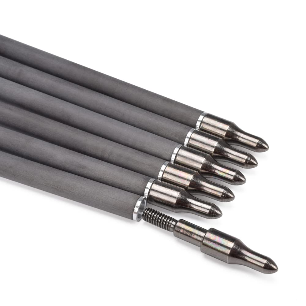 Hunter Ian Archery 30-inch arrow shaft improves draw-length compatibility and accuracy.