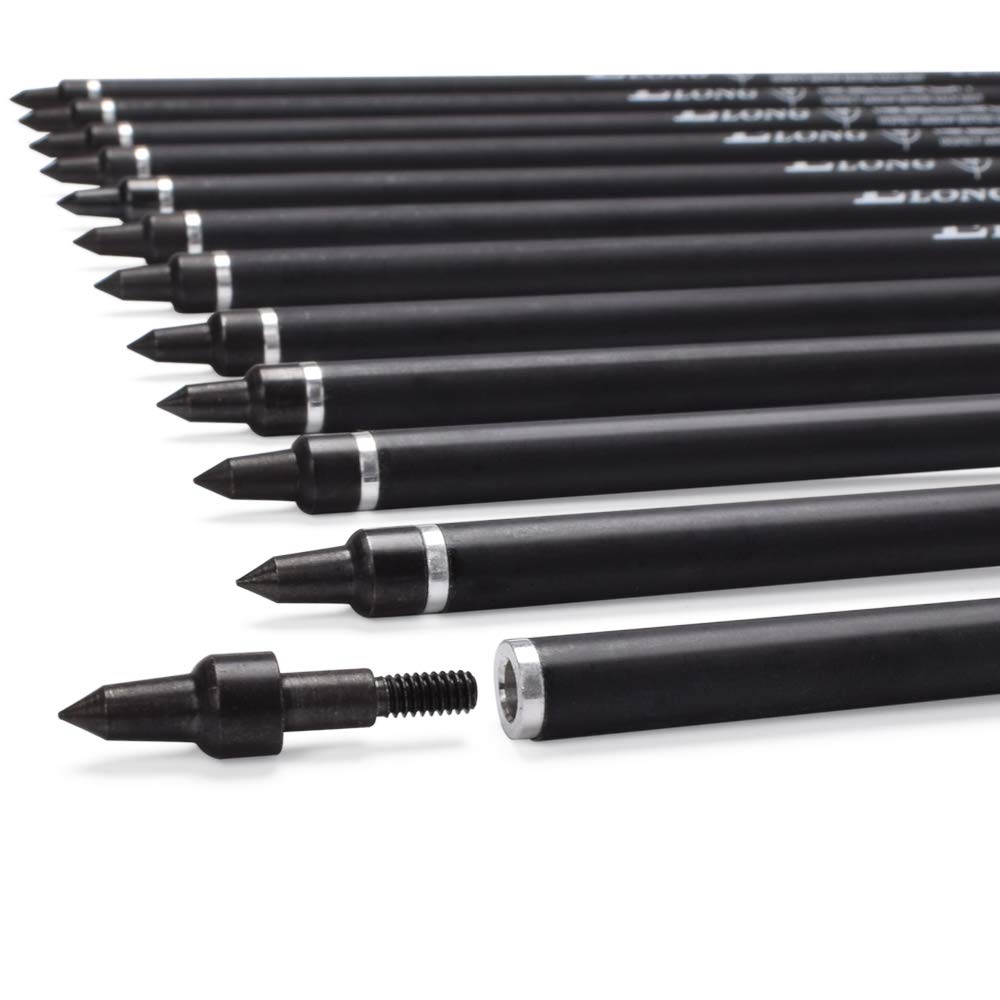 Hunter Ian Archery moon nocks design improves consistent vane alignment during shots.