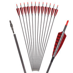 Hunter Ian Archery pure carbon arrows 700-spine show consistent flight for precision hunting.