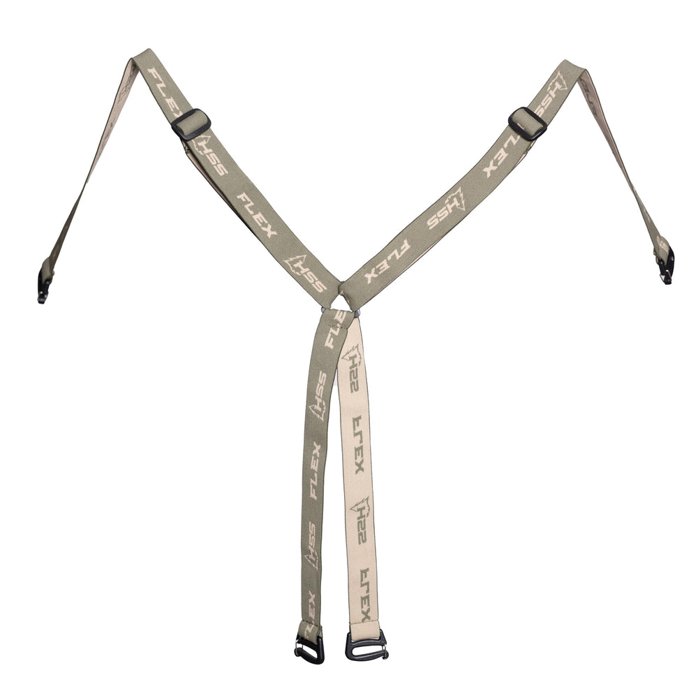 Hunter Safety System Flex Suspenders secure saddle fit for tree stand hunts.