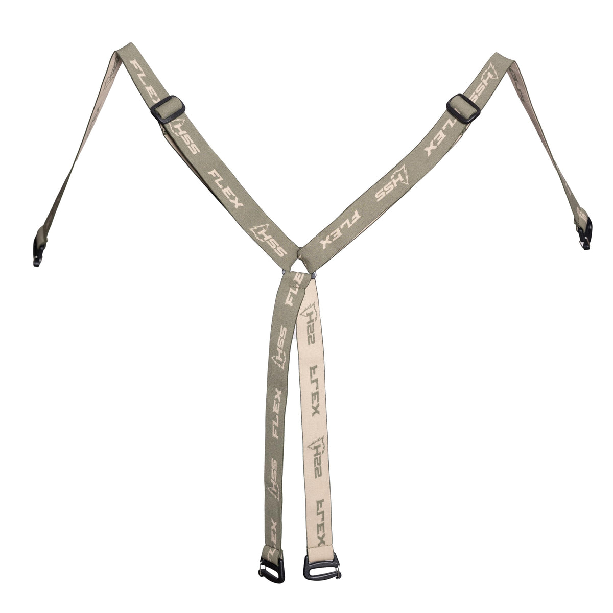 Hunter Safety System Flex Suspenders secure saddle fit for tree stand hunts.