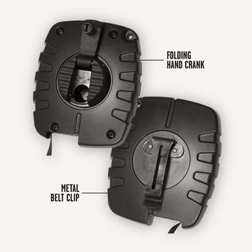 Hunter Safety System hoist attached to bow enables quick gear access at height.