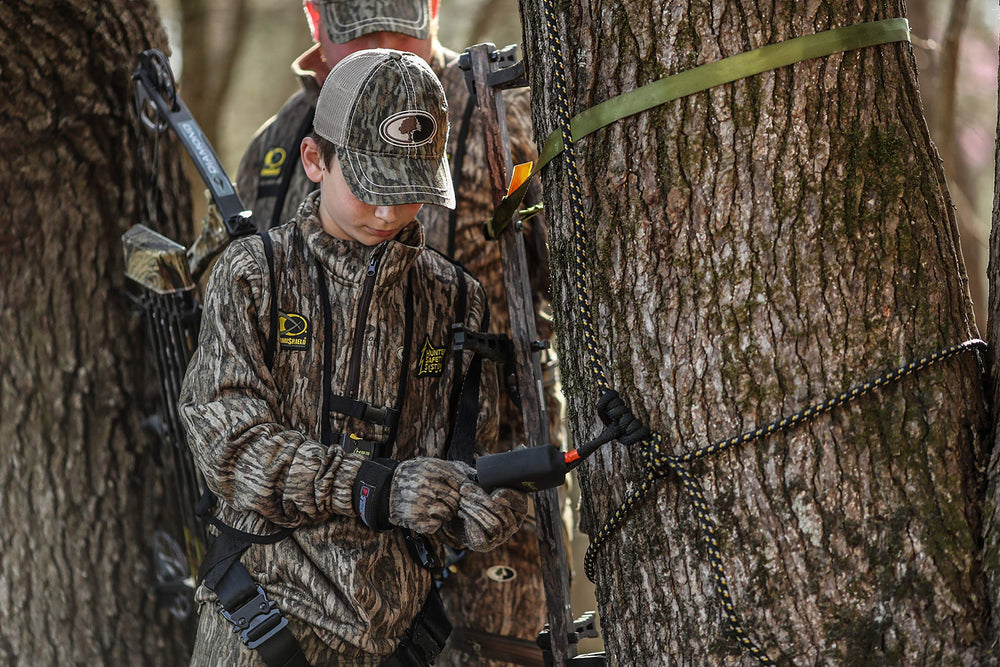 HSS Lil' Treestalker two pockets provide quick gear access on stand