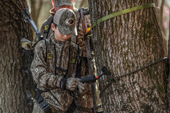 HSS Lil' Treestalker two pockets provide quick gear access on stand