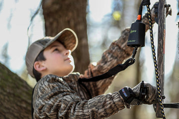 HSS Lil' Treestalker silent leg buckles stay quiet for stealthy hunts