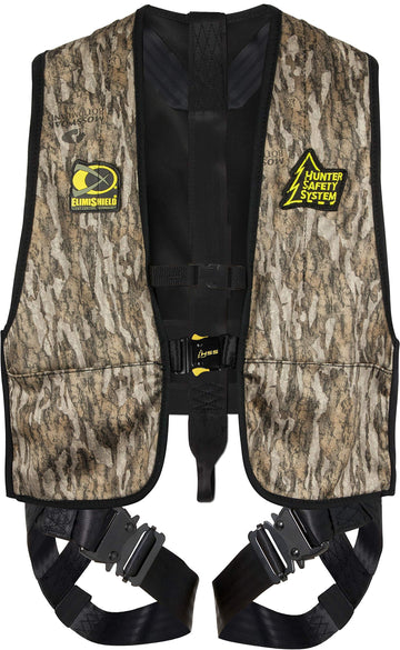Hunter Safety System HSS Lil' Treestalker youth harness in stand offers lightweight safety for kids