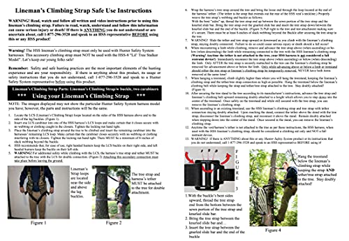 Hunter Safety System LCS compatible with full-body harness setups.