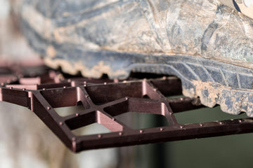 Legend Platform assembly close up highlights quick setup for reliable hunting accessories