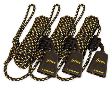 Hunter Safety System lifeline reflects light to locate your tree stand in low light.