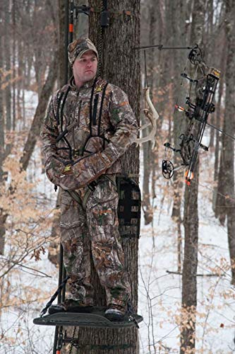 Designed for saddle hunters with multiple pockets to secure essentials quietly