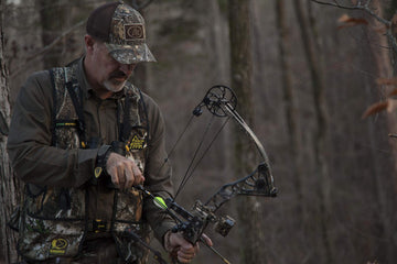 Ventilating mesh panels on the Hunter Pro-Series harness for improved breathability