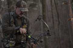 Ventilating mesh panels on the Hunter Pro-Series harness for improved breathability