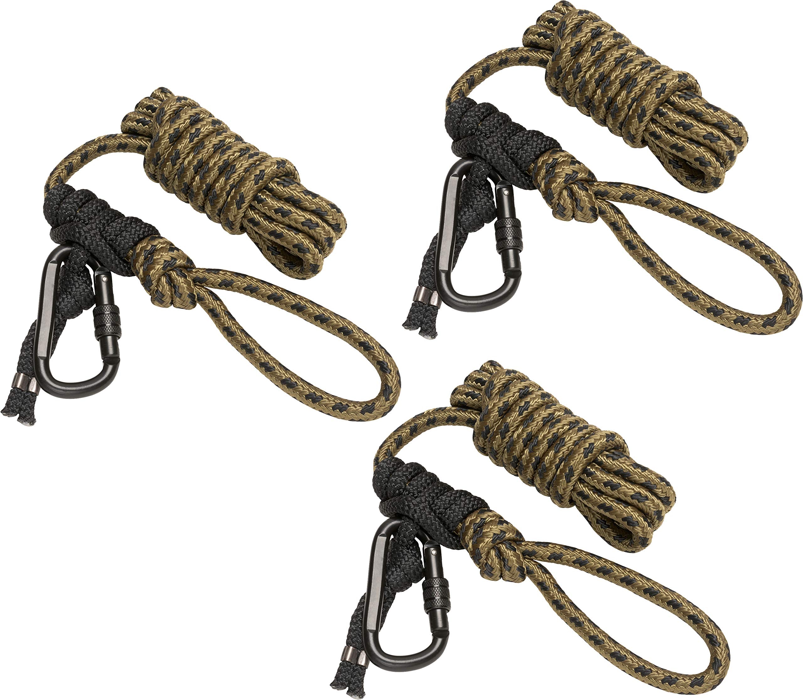 Hunter Safety System rope-style treestrap attached to a tree providing secure ascent and stability.