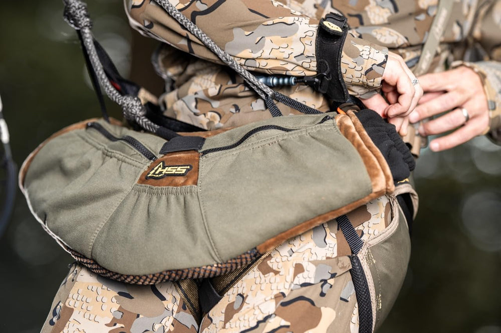Hunter Safety System Saddle Muff is ideal for cold-weather hunts and early ice-fishing trips.