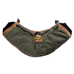 Hunter Safety System Saddle Muff in polar fleece provides warm hands during cold-weather hunts.