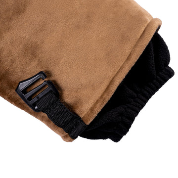 Saddle Muff's five pockets keep essentials organized and accessible in the field.