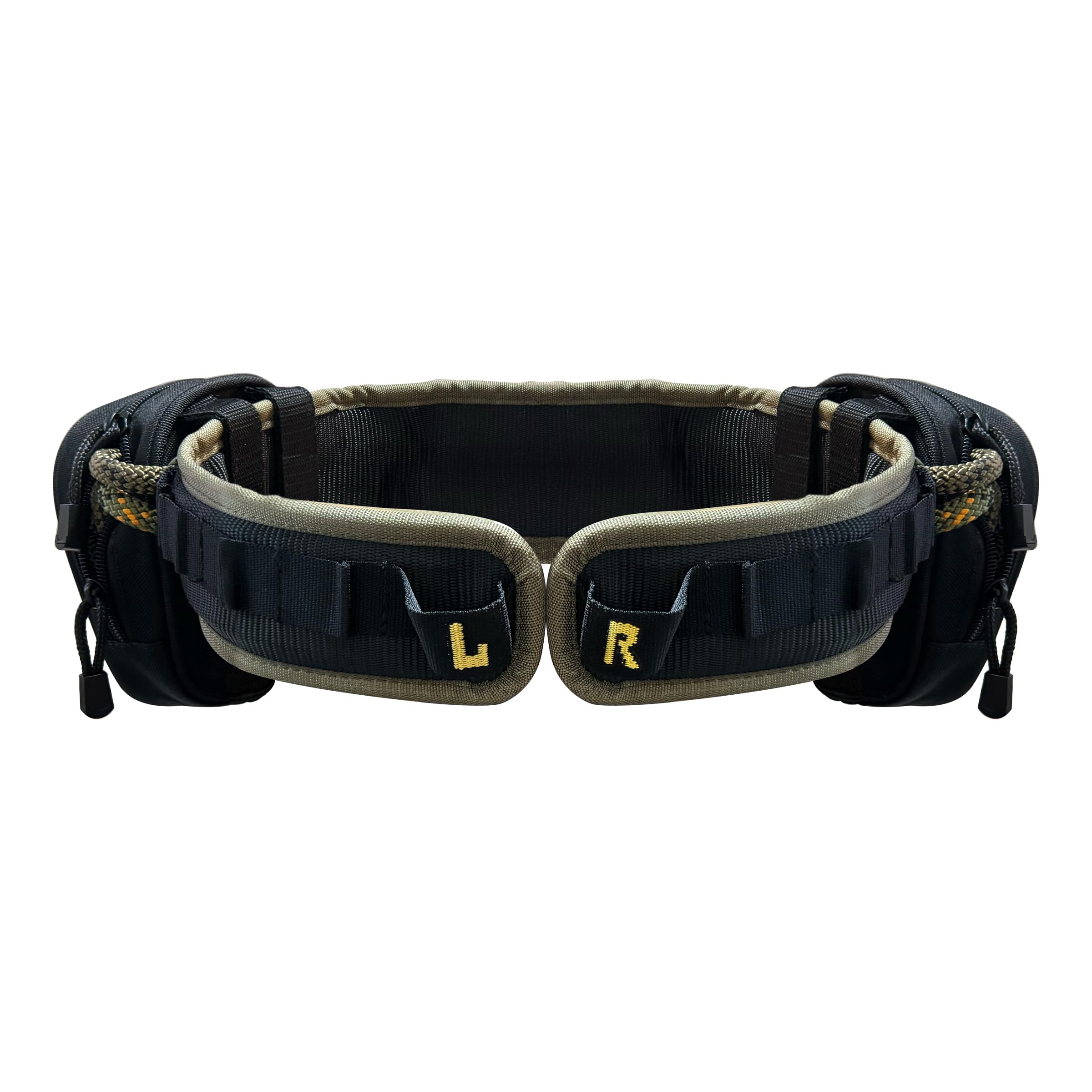Hunter Safety System SlapStrap Double integrates with tether rope and lineman's belt.