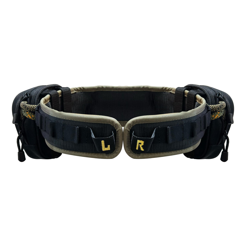 Hunter Safety System SlapStrap Double integrates with tether rope and lineman's belt.