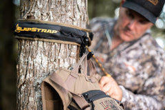 Hunter Safety System SlapStrap Double features MOLLE loops for quick gear access.
