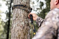 Hunter Safety System SlapStrap Single reduces rope friction to extend life.
