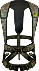 Hunter Safety System Ultra-Lite Harness mesh upper body for breathable comfort during treestand hunts.