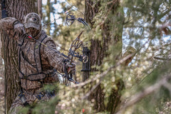 Hunter Safety System Ultra-Lite Harness patented design for secure ascent.