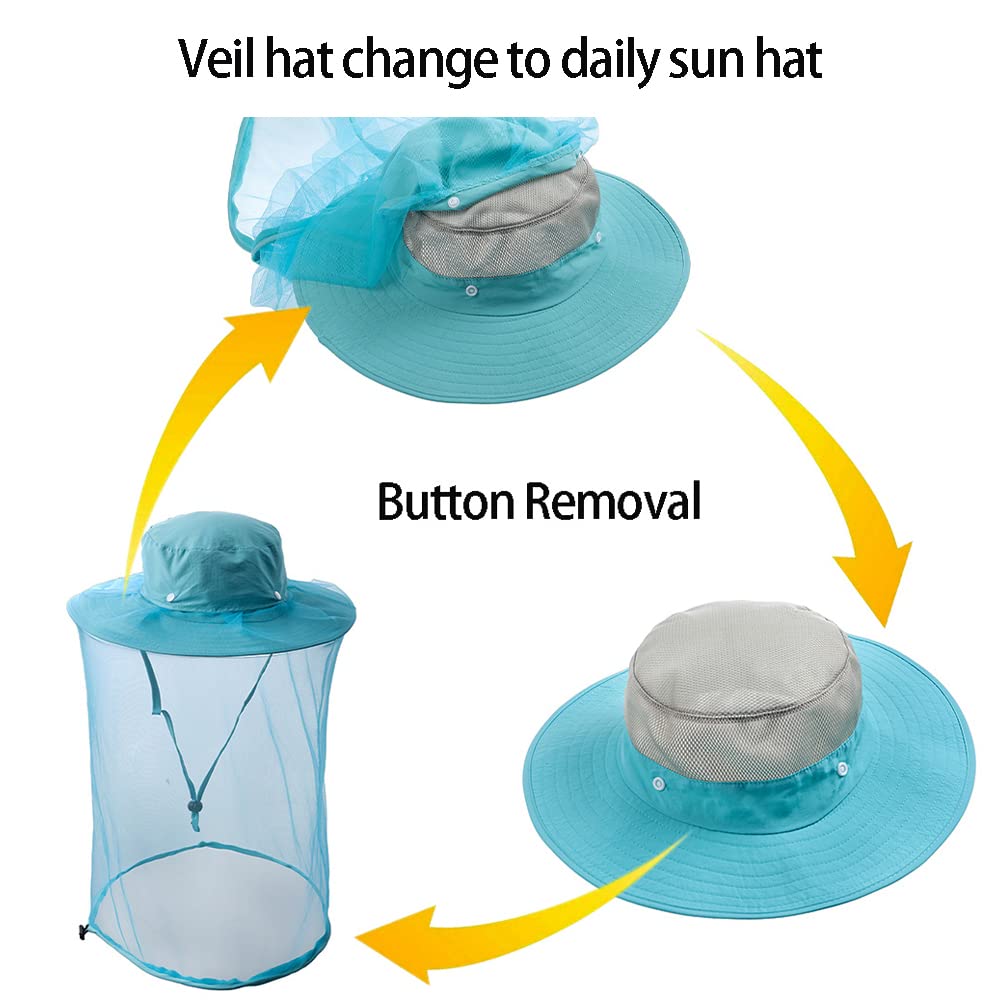 Close-up of see-through mesh veil with hidden netting