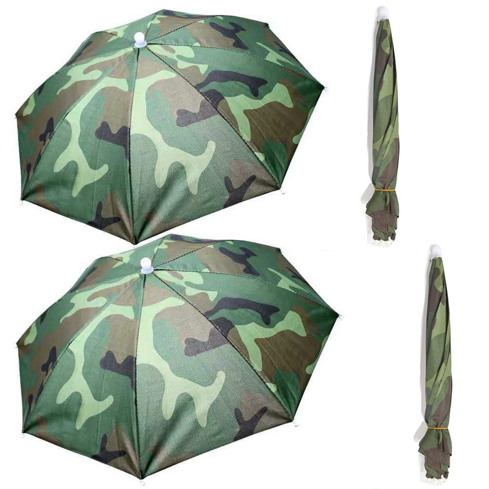 Set of four HunterBee camouflage umbrella hats