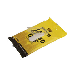 Hunters Specialties 7x4-inch wipes unfolded to reveal convenient cleansing surface.